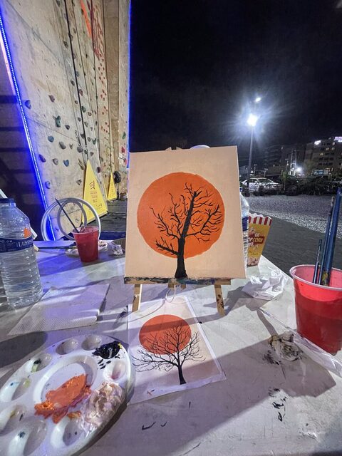 A painting by Ridwan