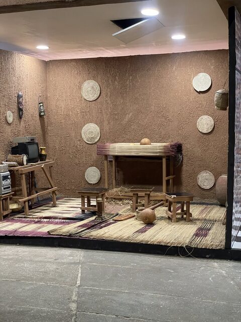 A traditional Yoruba room