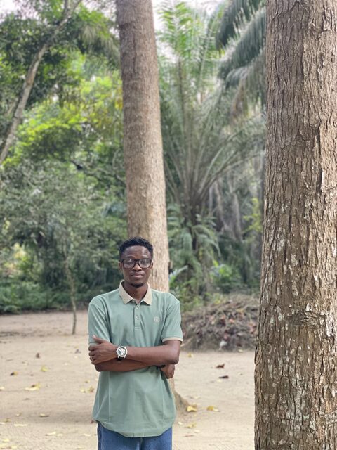 Ridwan in a Lagos rainforest