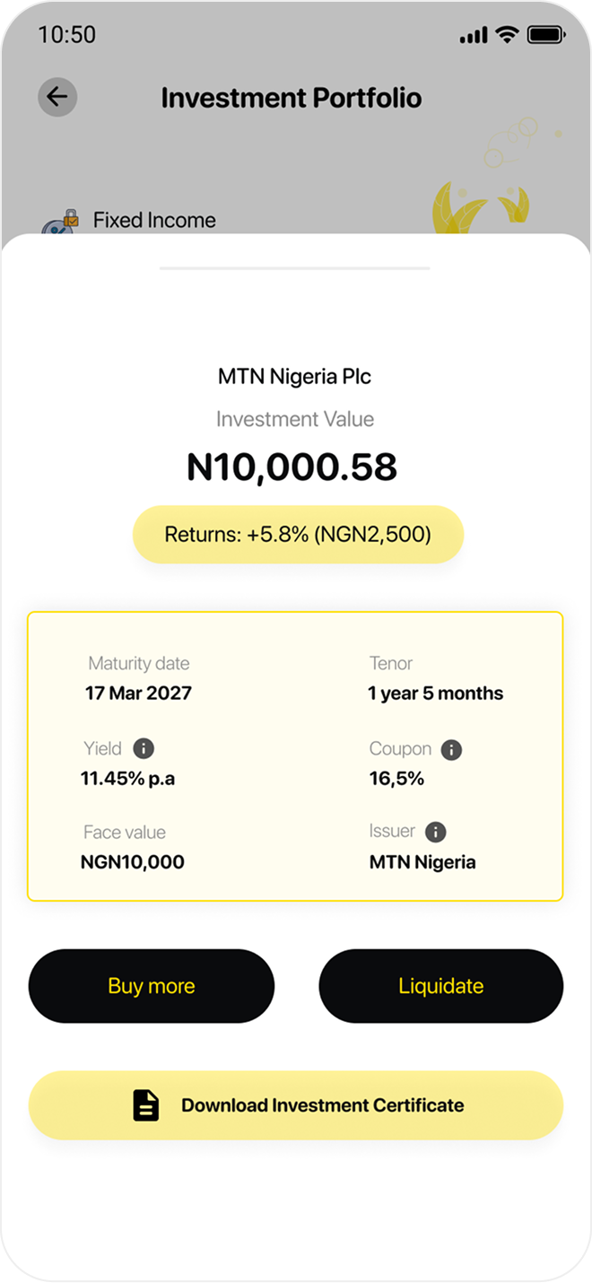 Active investment view