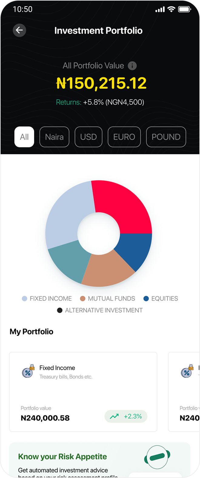 Investment portfolio
